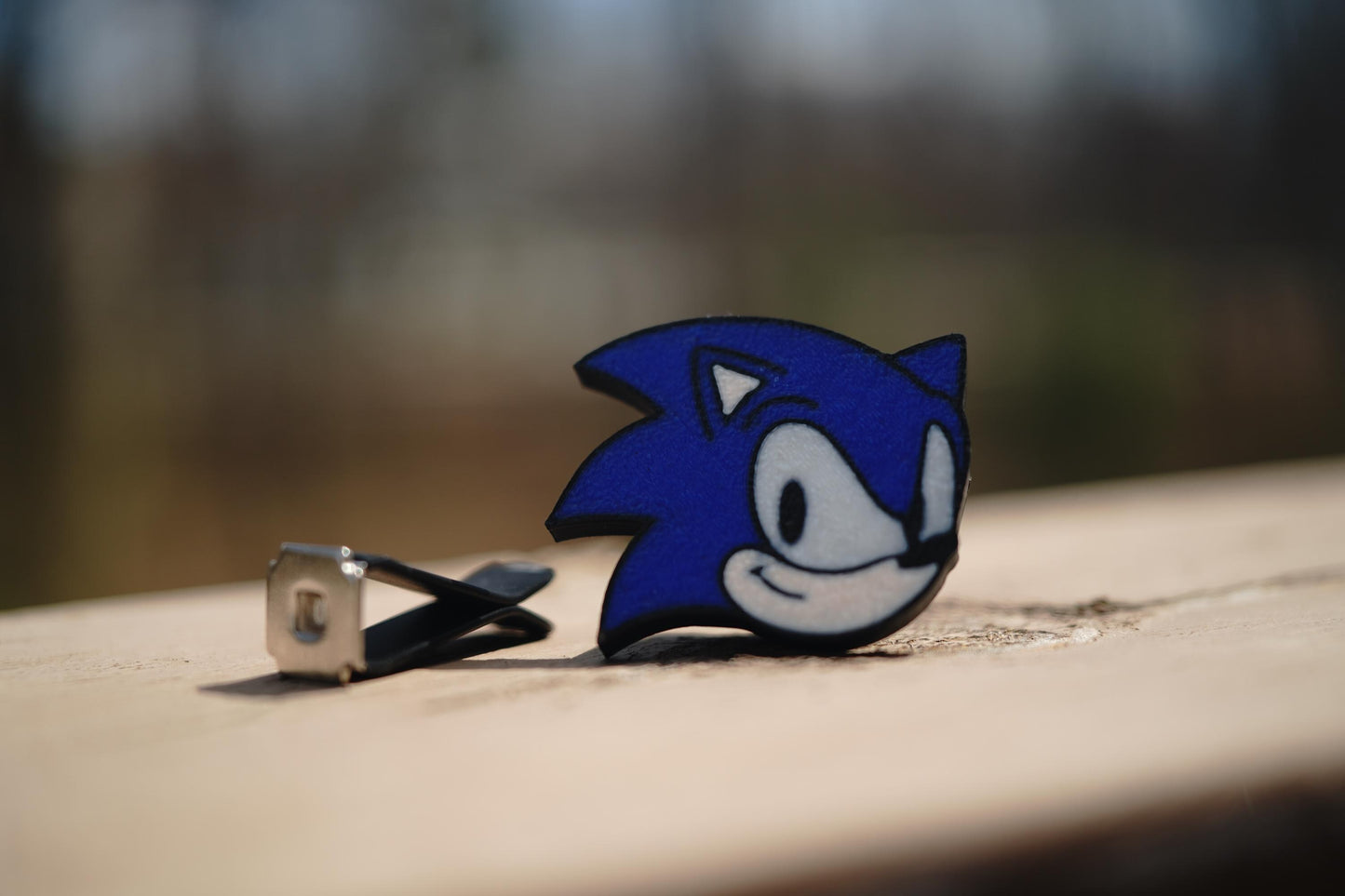 Sonic The Hedgehog Car Vent Clip: Retro Gaming Decor