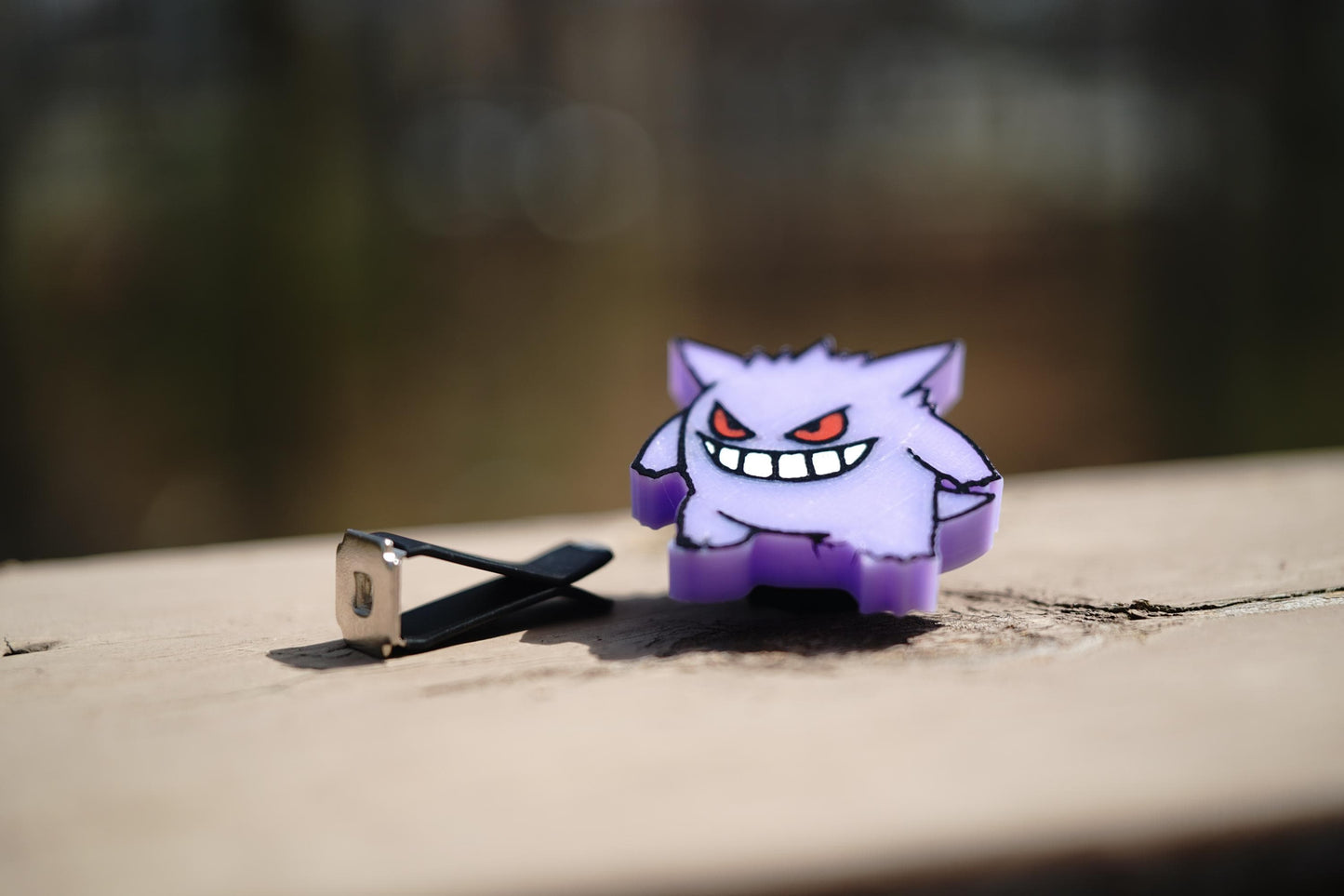 Gengar Car Vent Clip – Ghost-Type Anime Car Accessory for Cars, Trucks & SUVs – Dashboard Decor – Fun Gift for Pocket Creature Fans