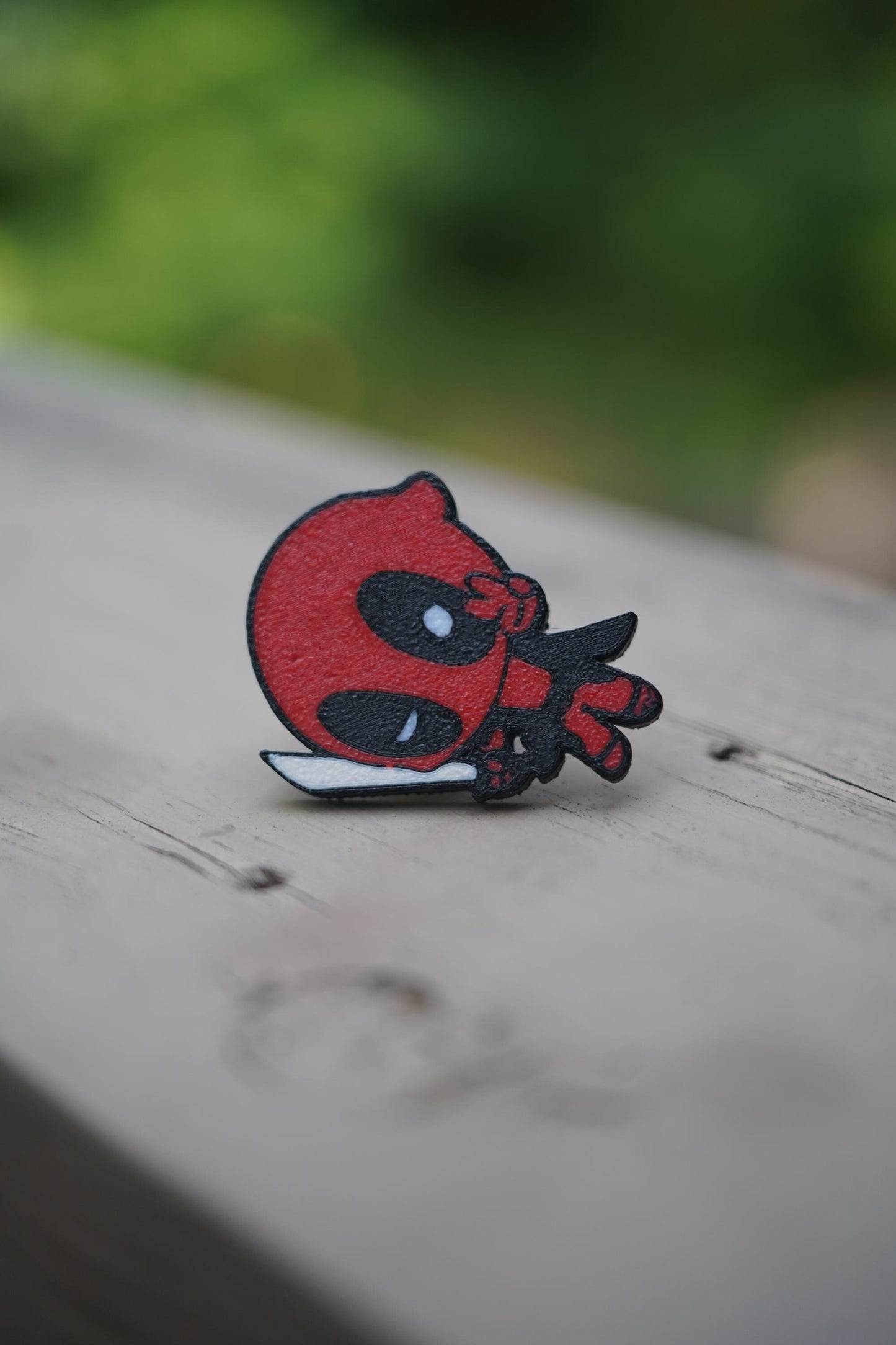 Deadpool Tire Valve Caps: Edgy Superhero Flair - Set of 4