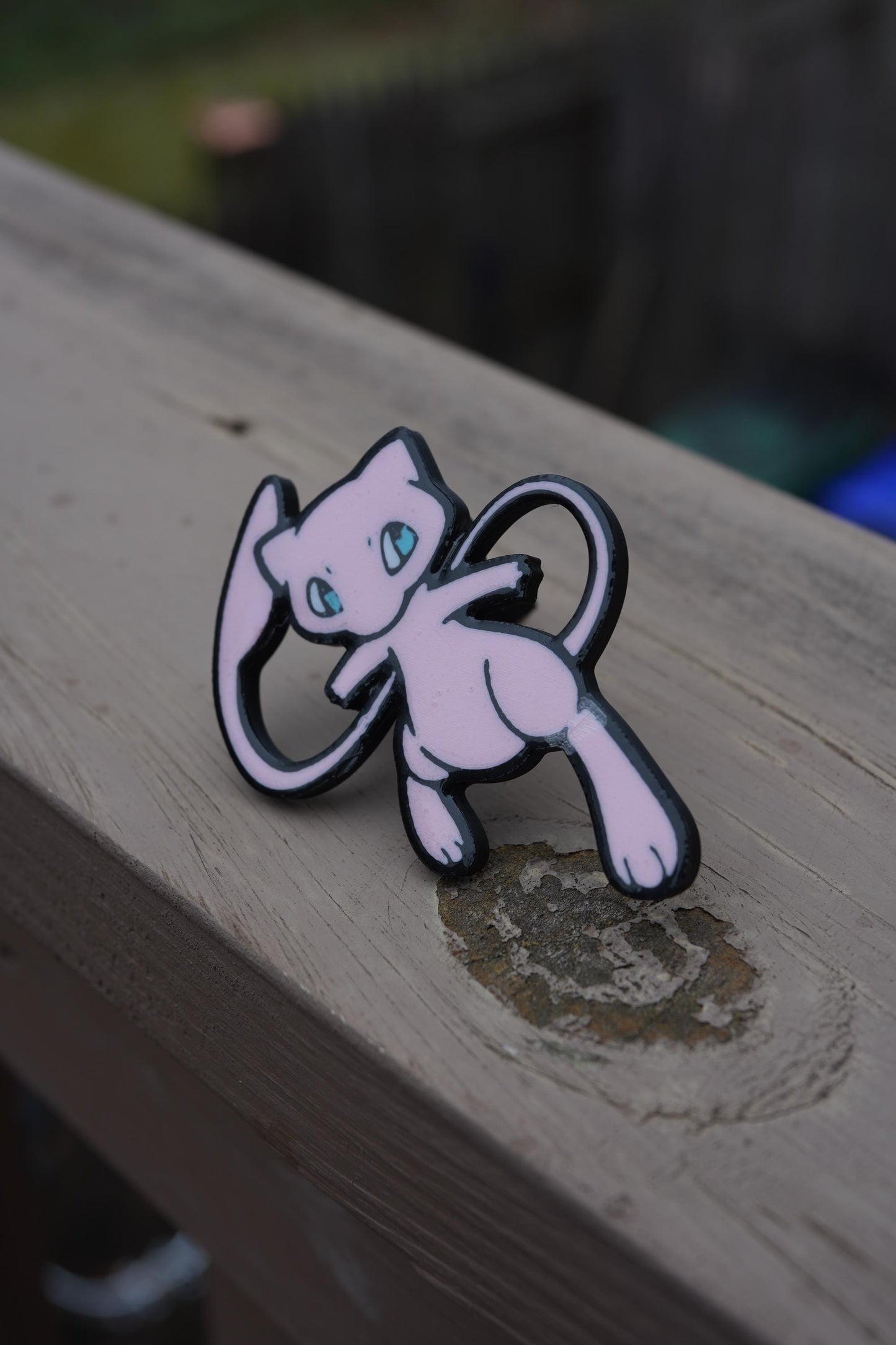 Mew Car Vent Clip | 3D Printed Pokémon Fan Art | Cute Air Freshener Holder | Gamer Car Accessory | Anime Gift